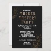 Invitation Meurtre élégant et soirée mystère "whodunit" (Devant)