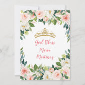 Invitation Mexicain Charro Boots rose et or Quinceañera (Dos)