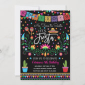 Invitation mexicain de la fête d'anniversaire Fies (Devant)