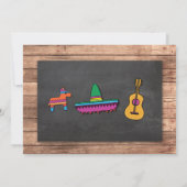 Invitation mexicain de partie de photo du Mexique (Dos)