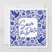 Invitation Mexicain Otomí Tenango Talavera Enregistrer la dat (Devant)