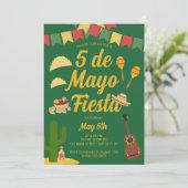 Invitation mexicaine 5 de Mayo Fiesta (Debout devant)
