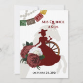 Invitation mexicaine Charra (Dos)