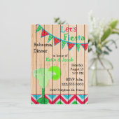 Invitation mexicaine de dîner de répétition de (Debout devant)