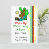 Invitation mexicaine de partie avec le Mexicain de (Debout devant)