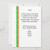 Invitation mexicaine de partie avec le Mexicain de (Dos)