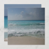 Invitation mexicaine de plage (Devant / Derrière)