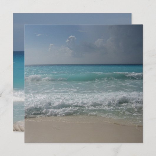 Invitation mexicaine de plage (Devant / Derrière)