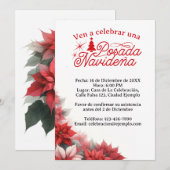 Invitation Mexicaine de Posada de Noël (Devant / Derrière)
