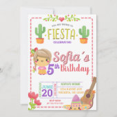 INVITATION MEXICAINE FIESTA ANNIVERSAIRE (Devant)