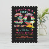 Invitation Mexicaine Fiesta Dirty 30 Papel Picado Birthday In (Debout devant)