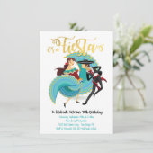 Invitation Mexicaine Fiesta Espagnol Dance Couple Anniversair (Debout devant)