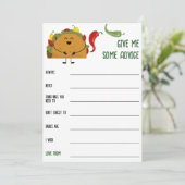 Invitation mexicaine fiesta taco baby shower conseil jeu (Debout devant)