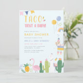 Invitation Mexicaine Fiesta Taco Bout A Baby Couple's Shower (Debout devant)