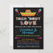 Invitation mexicaine Fiesta taco bout love couples douche (Devant)