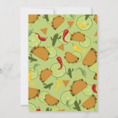 Invitation mexicaine fiesta taco prédictions pour le jeu de b (Dos)