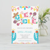 Invitation mexicaine Ole Ole Couples Fiançailles Fiesta (Debout devant)