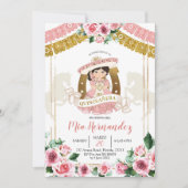 Invitation mexicaine Rose Charra 15e anniversaire (Devant)