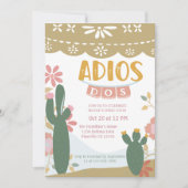 Invitation Mexicaine Trois Esta Adios Dos Anniversaire (Devant)