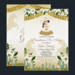 Invitation Mexicaine Troisième anniversaire Floral Blanc<br><div class="desc">Mexicaine Troisième anniversaire White Greenery Floral</div>