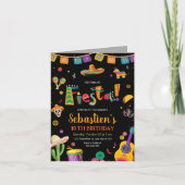 Invitation Mexican Fiesta Birthday Party, Cinco De Mayo party (Devant)