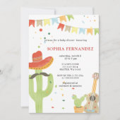 Invitation Mexican Fiesta Gender Neutral Baby Shower (Devant)