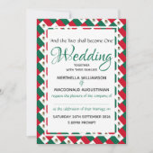 Invitation MEXICO Fête Mariage personnalisée Occasion (Devant)