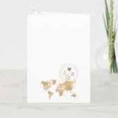 Invitation Mexique Beach Destination Mariage Passeport QR cod (Dos)