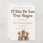 Invitation Mexique El Día De Los Tres Reyes Dîner (Devant)