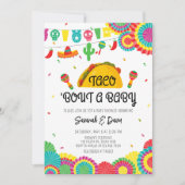 Invitation Mexique Taco 'Bout A Baby shower (Devant)