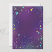 Invitation Mgical Unicorn anniversaire (Dos)