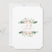 Invitation Mi Bautizo Invitacion Blush White Floral Baptisme (Dos)