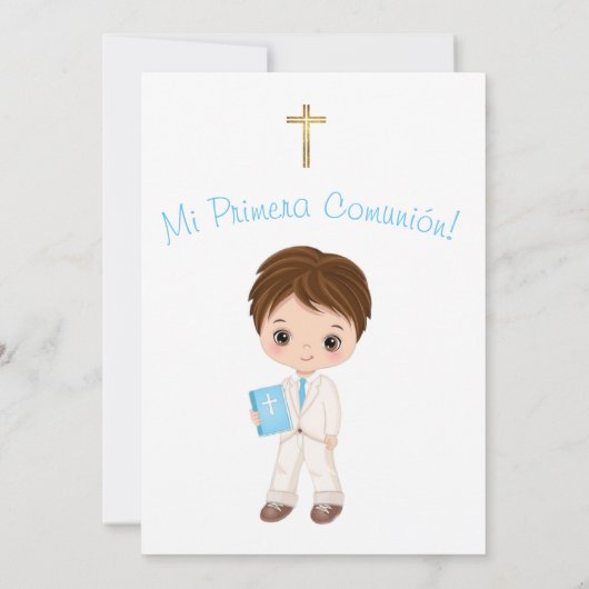 Invitation Mi Primera Comunion (Dos)