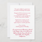 Invitation Mi Primera Comunión Cruz & Flores con foto (Dos)