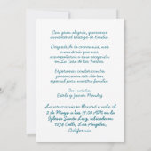 Invitation Mi Primera Comunión Cruz & Flores con foto (Dos)