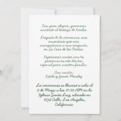 Invitation Mi Primera Comunión Cruz & Flores con foto (Dos)