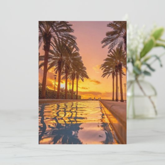 Invitation Miami (Debout devant)