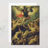 Invitation Michael et les anges déchus par Giuseppe Cesari (Devant / Derrière)