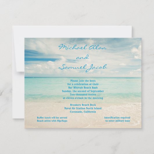 Invitation Michael Samuel RSVP 2 (Devant)