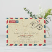 Invitation MICHIGAN / ITALIE | Baby shower (Debout devant)