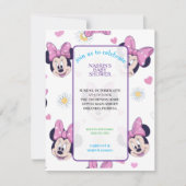 Invitation Mickey Mouse Polka Dot Baby Shower (Devant)