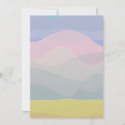 Invitation Micro-Mariage aquarelle (Dos)