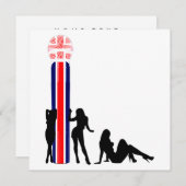 Invitation Microphone du pavillon britannique (Devant / Derrière)