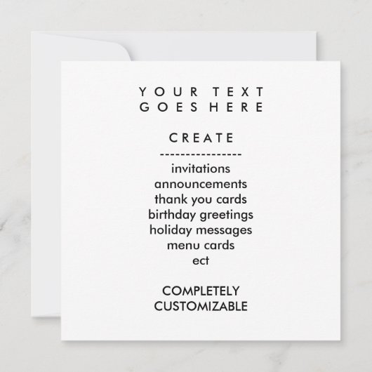 Invitation Microphone du pavillon britannique (Dos)