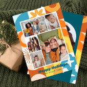 Invitation Mid Century Moderne Fun Multi Photo Vacances