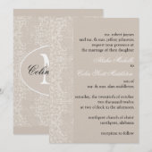 Invitation Middleton (Devant / Derrière)