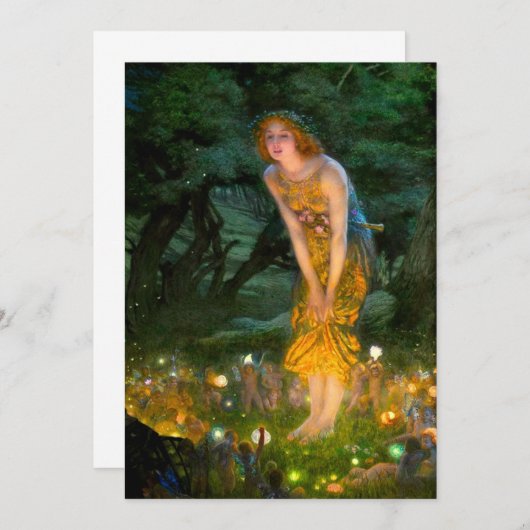 Invitation Midété Eve Edward Robert Hughes (Devant / Derrière)