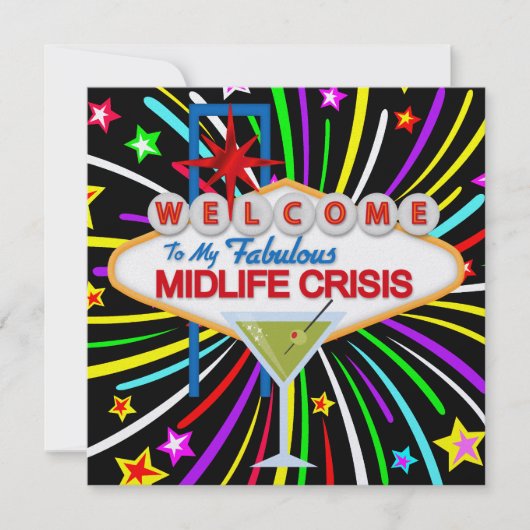 Invitation Midlife Crisis Party - SRF (Devant)