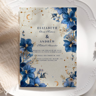 Invitation Midnight Garden Moonlit Romance Mariage