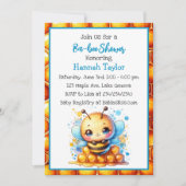Invitation Miel abeille thème Baby shower garçon (Devant)